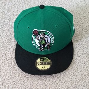 New Era Celtics Green and Black Hat